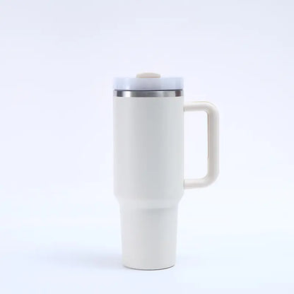1200ML Insulated Travel Mug with Handle and Straw