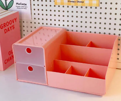 1pc Multifunctional Drawer Storage Box for Skin Care